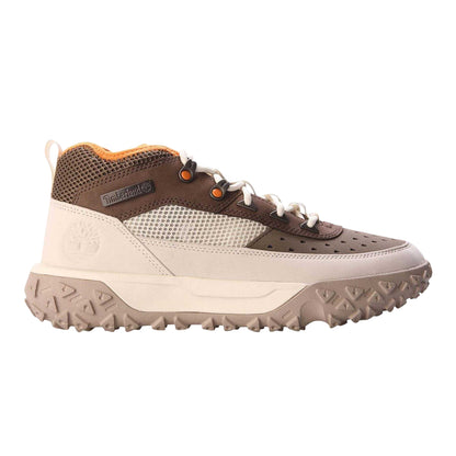 Brown - Front - Timberland Mens Motion 6 Leather GreenStride Hiking Boots