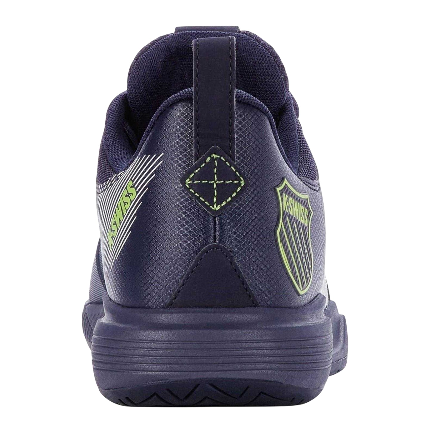 Pea Green-Lime - Back - K-Swiss Mens Ultrashot Team Chevron Tennis Shoes