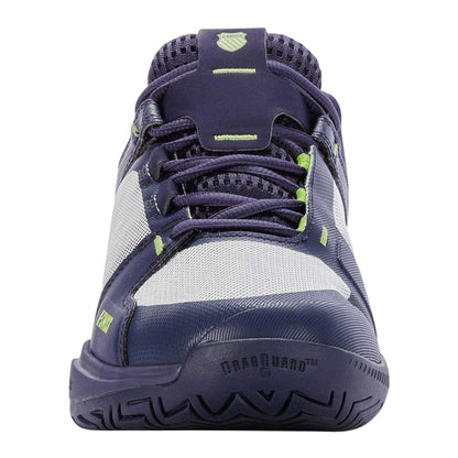 Pea Green-Lime - Side - K-Swiss Mens Ultrashot Team Chevron Tennis Shoes