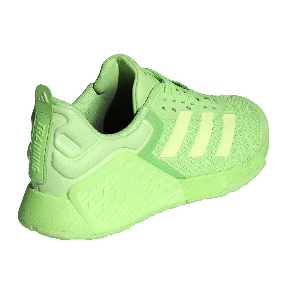 Lime Green - Back - Adidas Womens-Ladies Dropset 3 Trainers