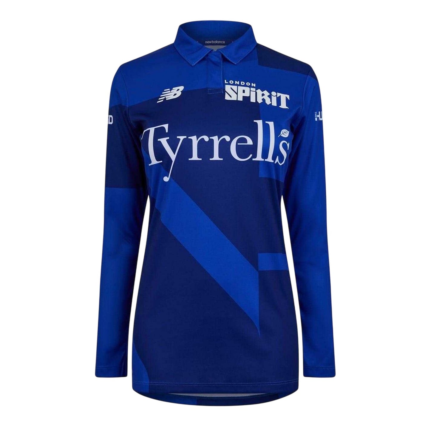 Team Royal Blue - Front - New Balance Womens-Ladies London Cricket Polo Shirt