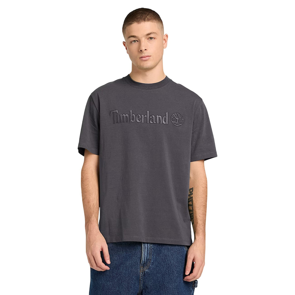 Blackened Pearl - Side - Timberland Mens Hampton T-Shirt