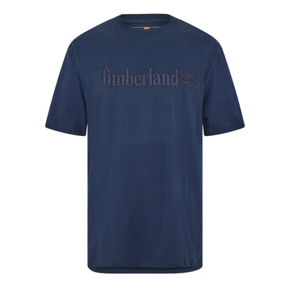 Dark Sapphire - Front - Timberland Mens Hampton T-Shirt