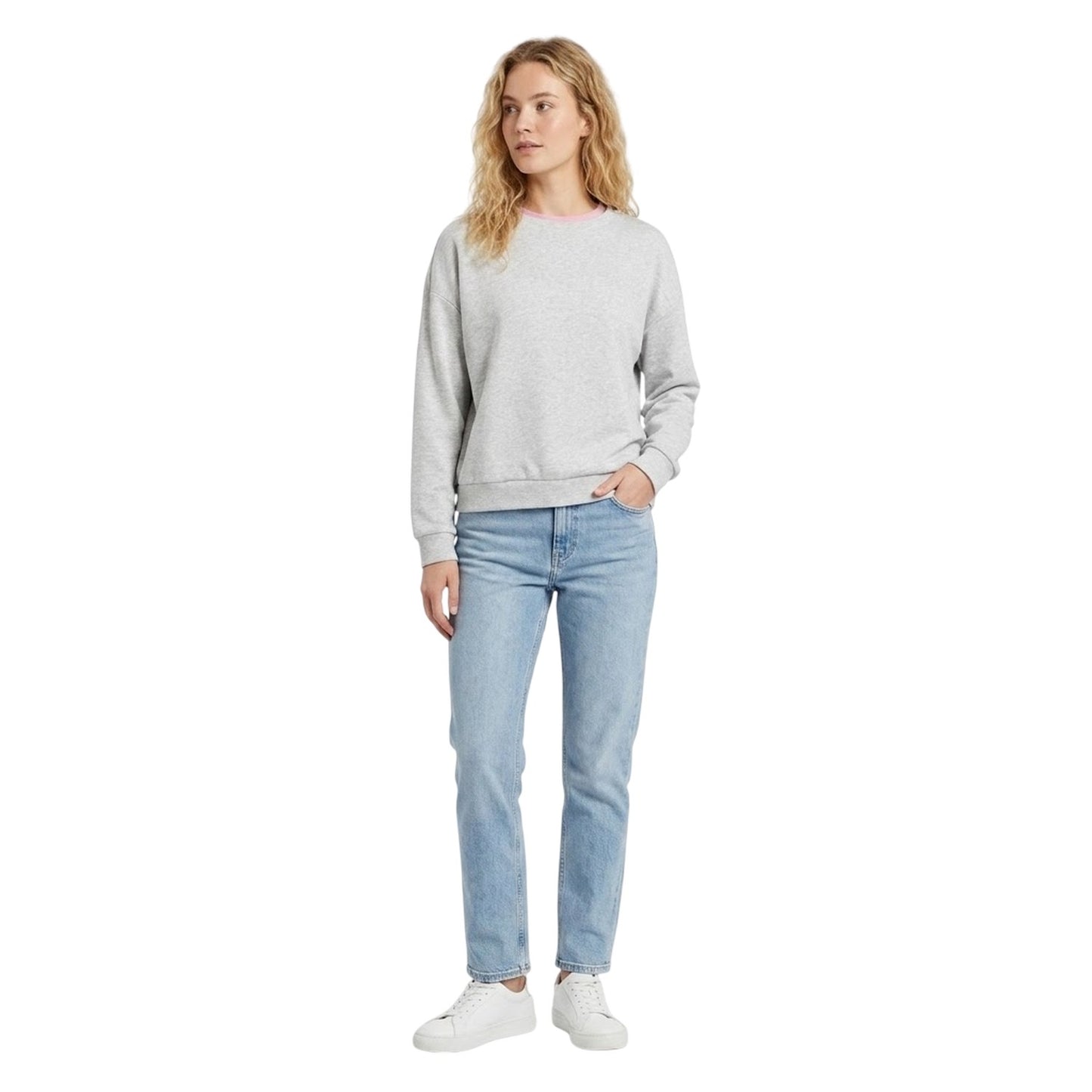Light Grey - Lifestyle - CCDK Copenhagen Womens-Ladies Asta Sweatshirt