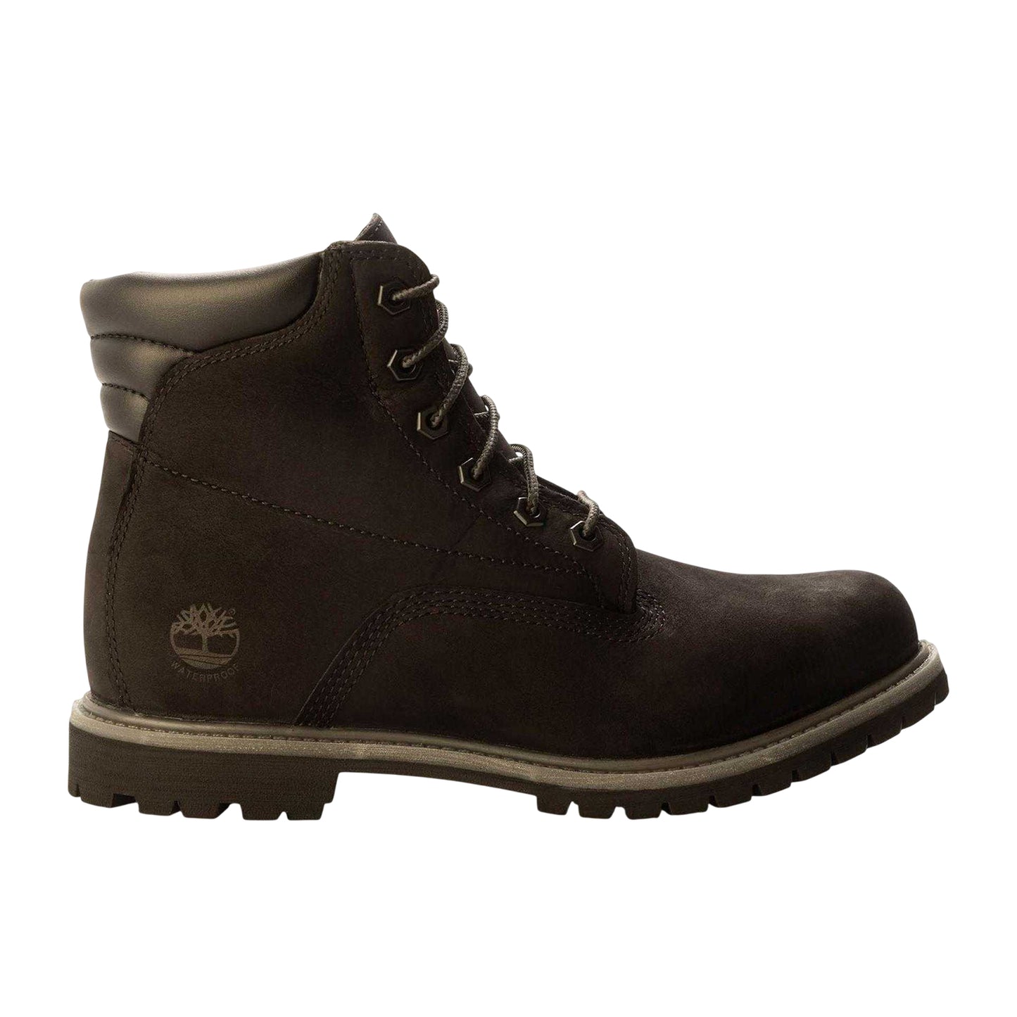 Black - Front - Timberland Womens-Ladies Nubuck Waterproof Boots