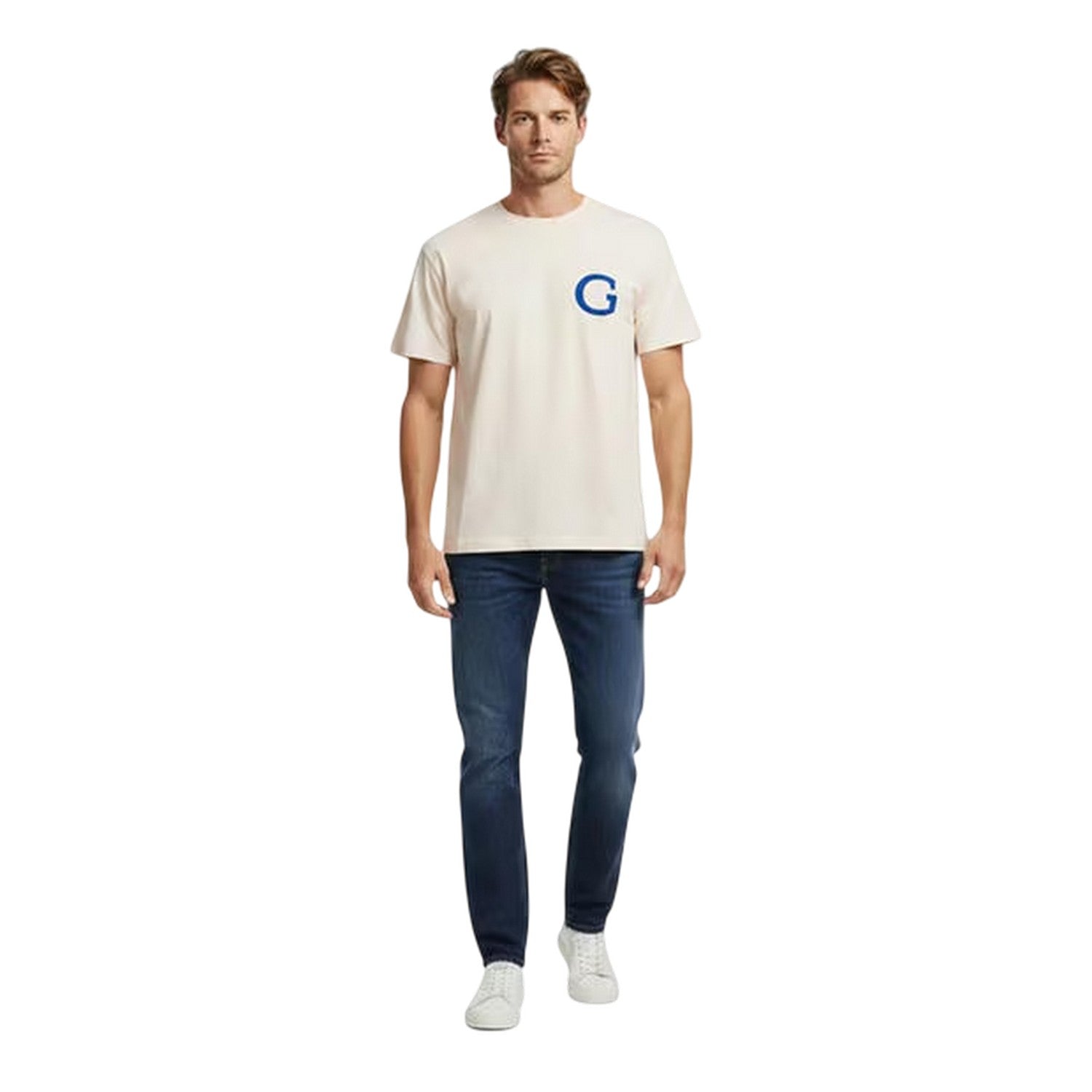 Cream - Lifestyle - Gant Mens Graphic Print T-Shirt
