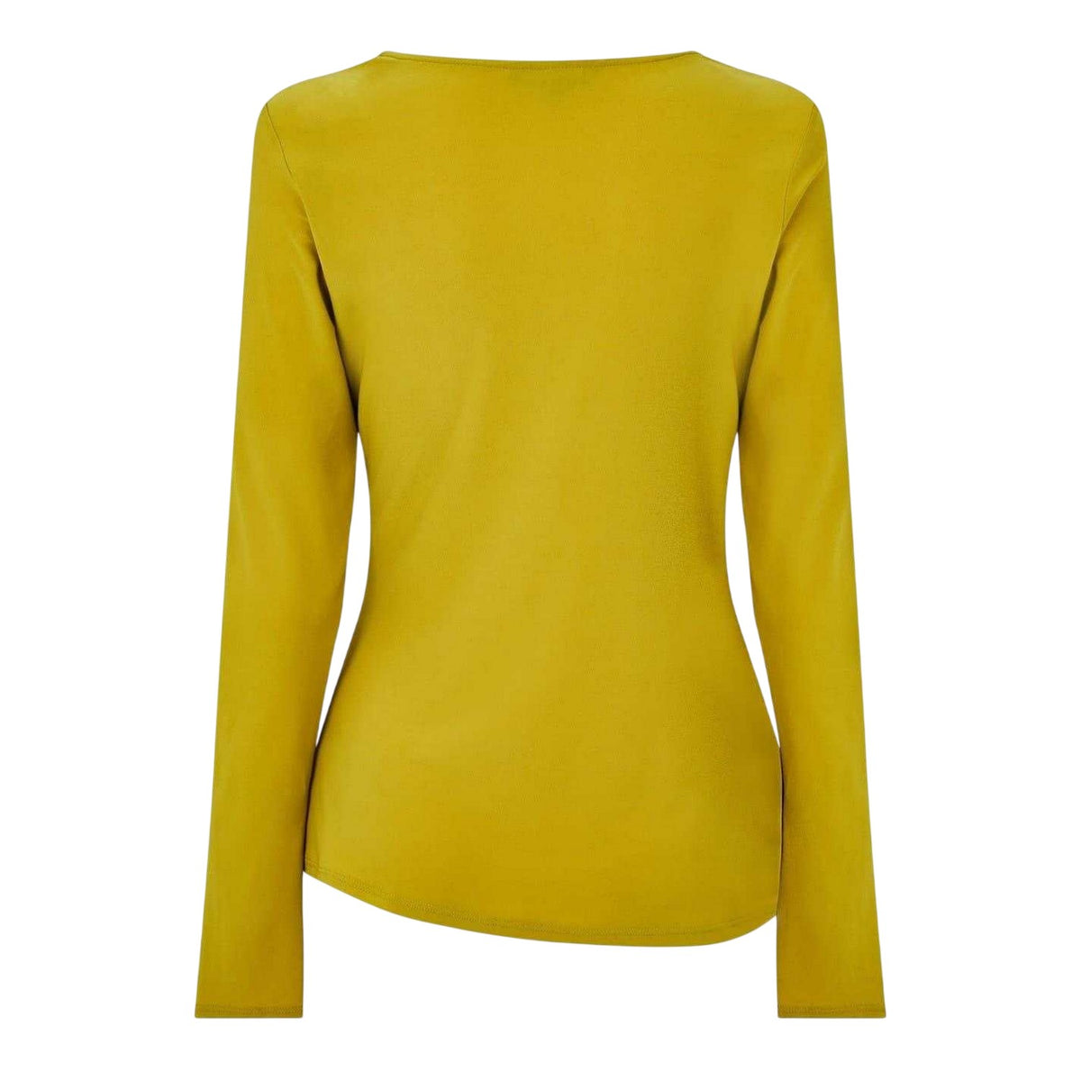 Chartreuse - Back - Biba Womens-Ladies Button Detail Blouse