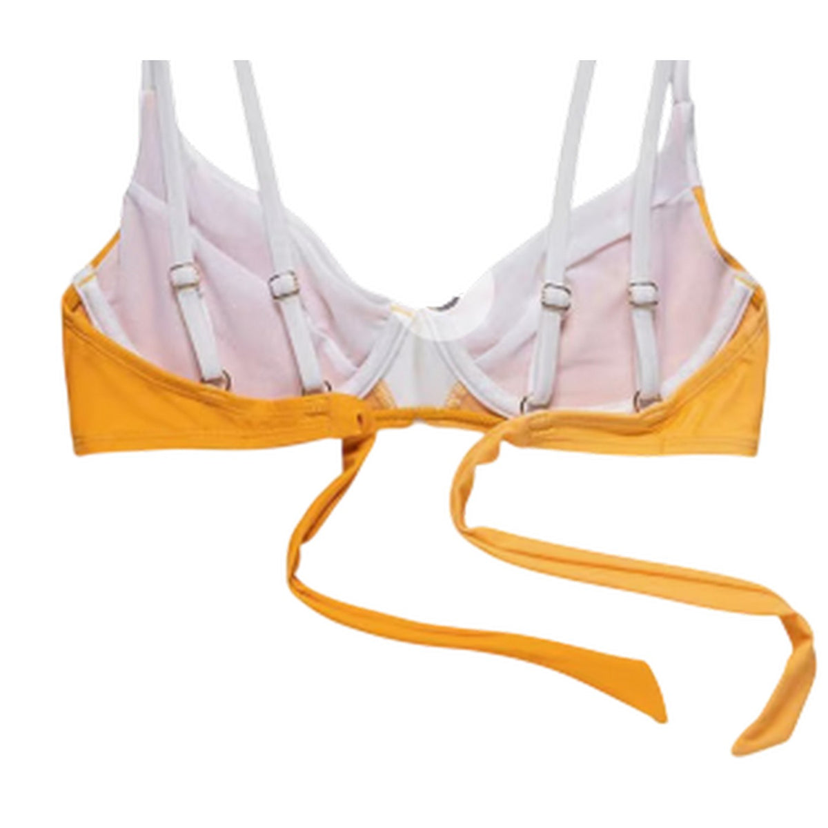 Yellow - Lifestyle - Panos Emporio Womens-Ladies Medusa Two Tone Bikini Top
