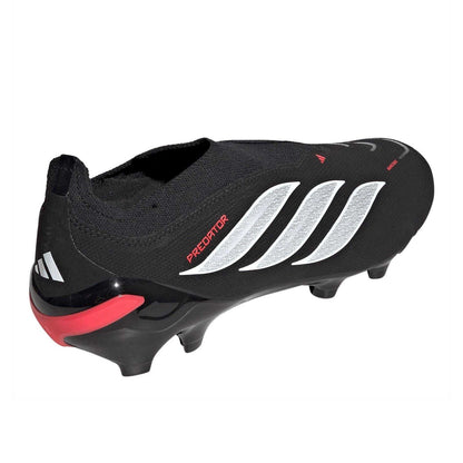 Black-Red - Back - Adidas Mens Predator League Firm Ground Football Boots