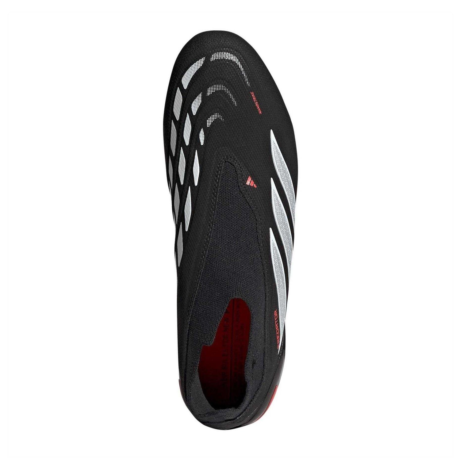 Black-Red - Lifestyle - Adidas Mens Predator League Firm Ground Football Boots