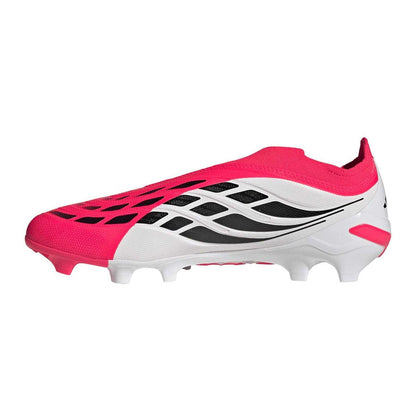 Pink-Black-White - Side - Adidas Mens Predator League Firm Ground Football Boots