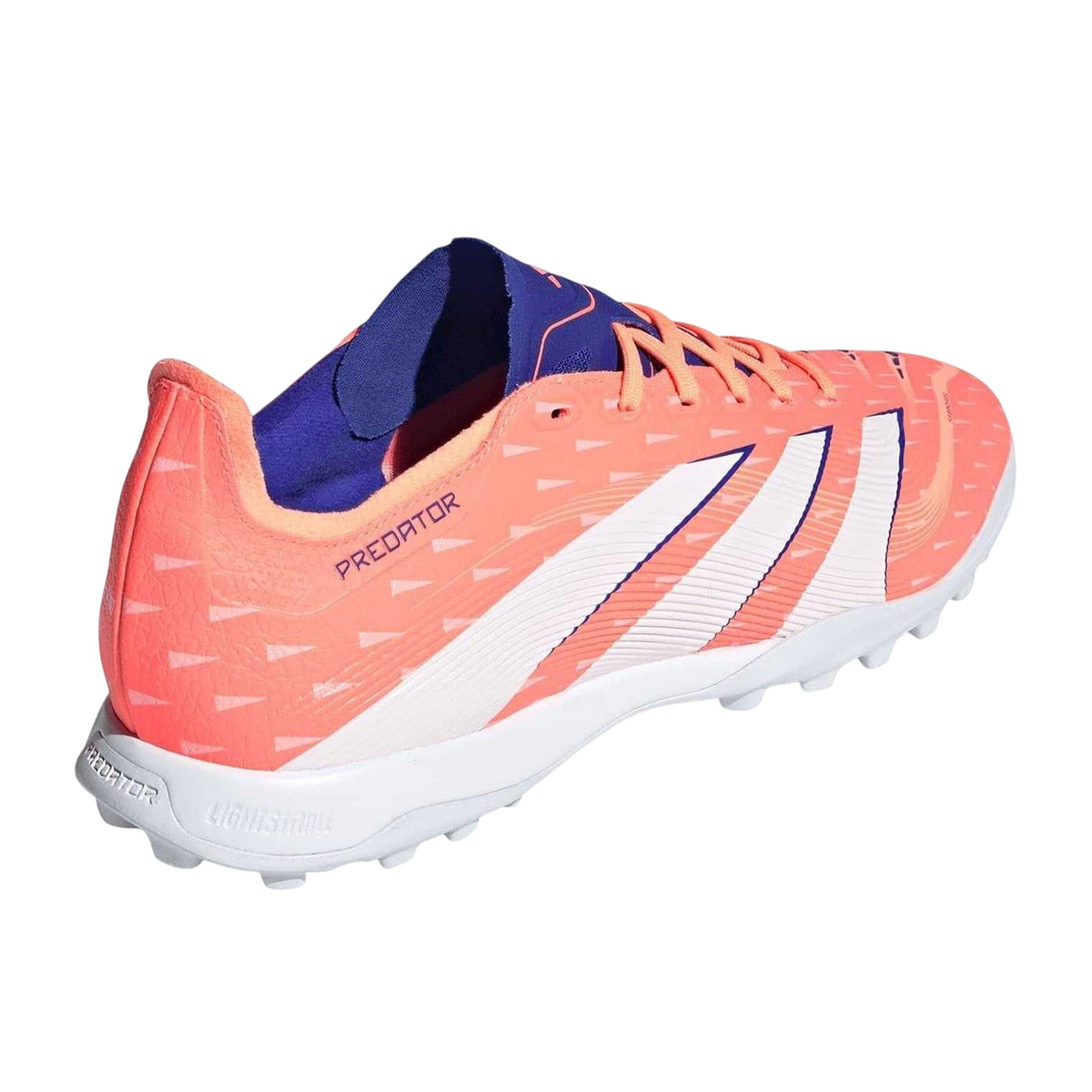 Orange-White - Back - Adidas Mens Predator League Two Tone Football Boots