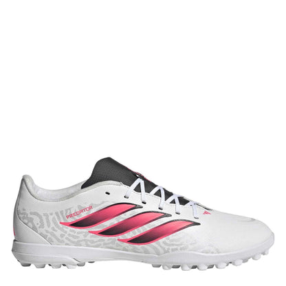 White-Coral - Front - Adidas Mens Predator League Football Boots