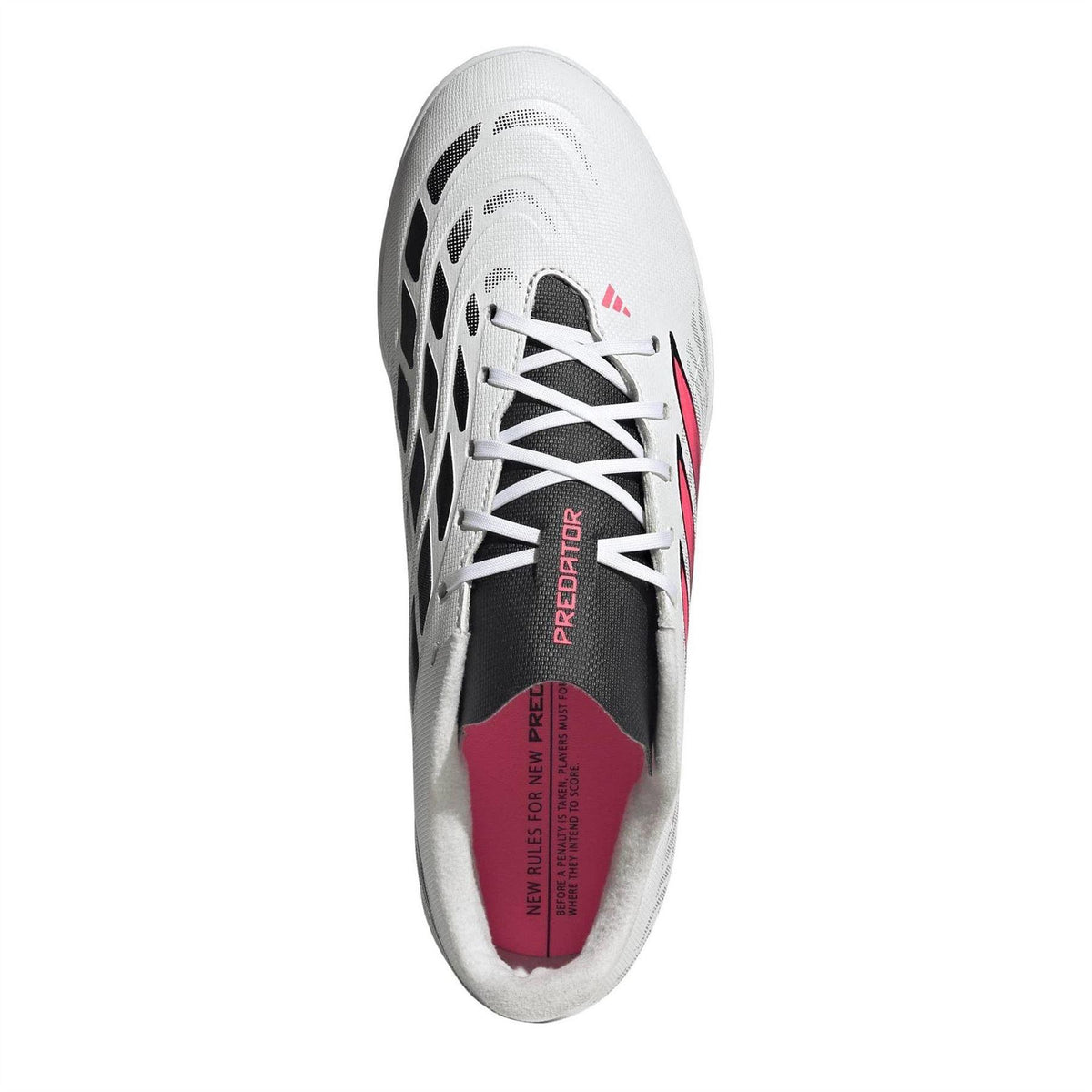 White-Coral - Pack Shot - Adidas Mens Predator League Football Boots