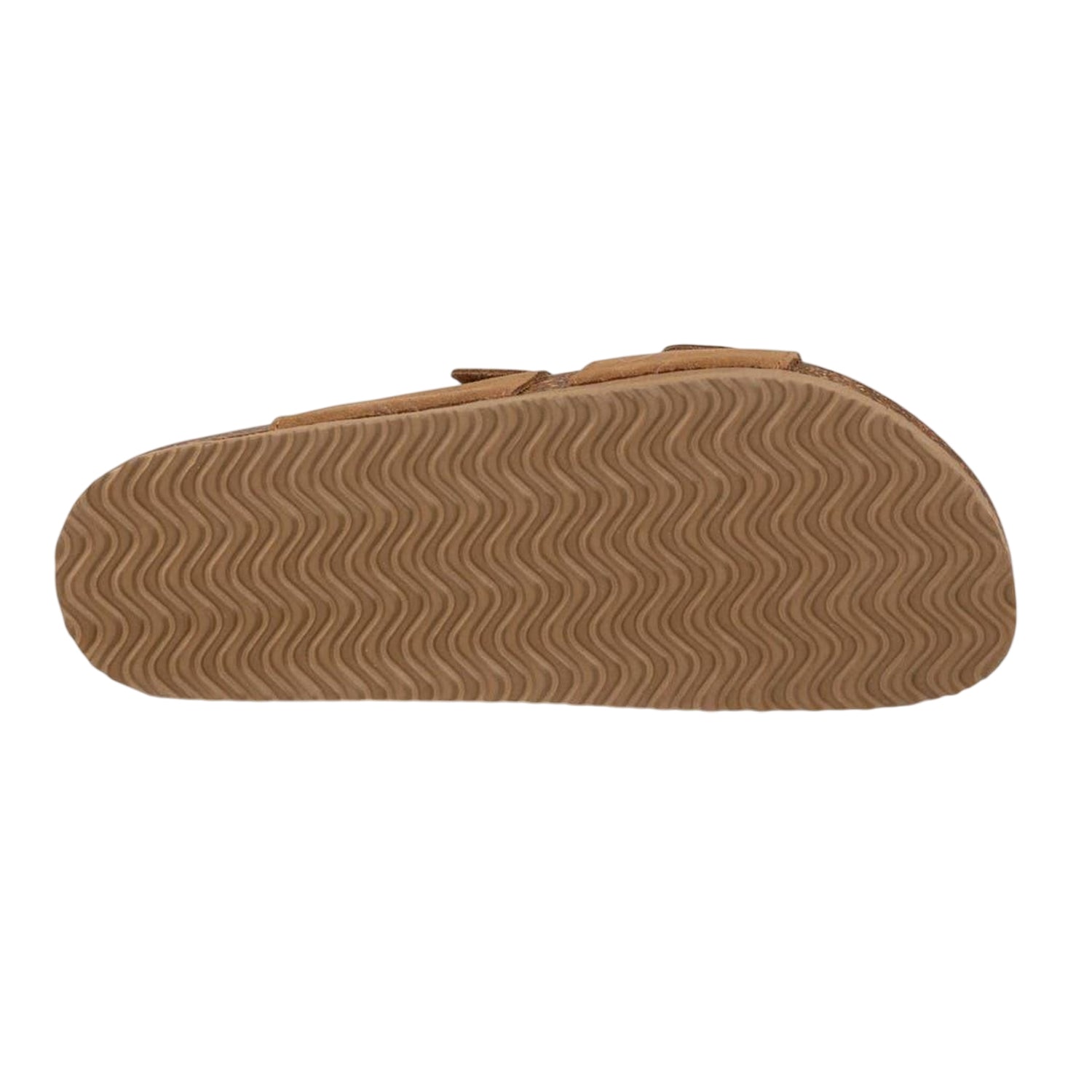 Tan - Lifestyle - Trespass Womens-Ladies Suede Flatform Slides