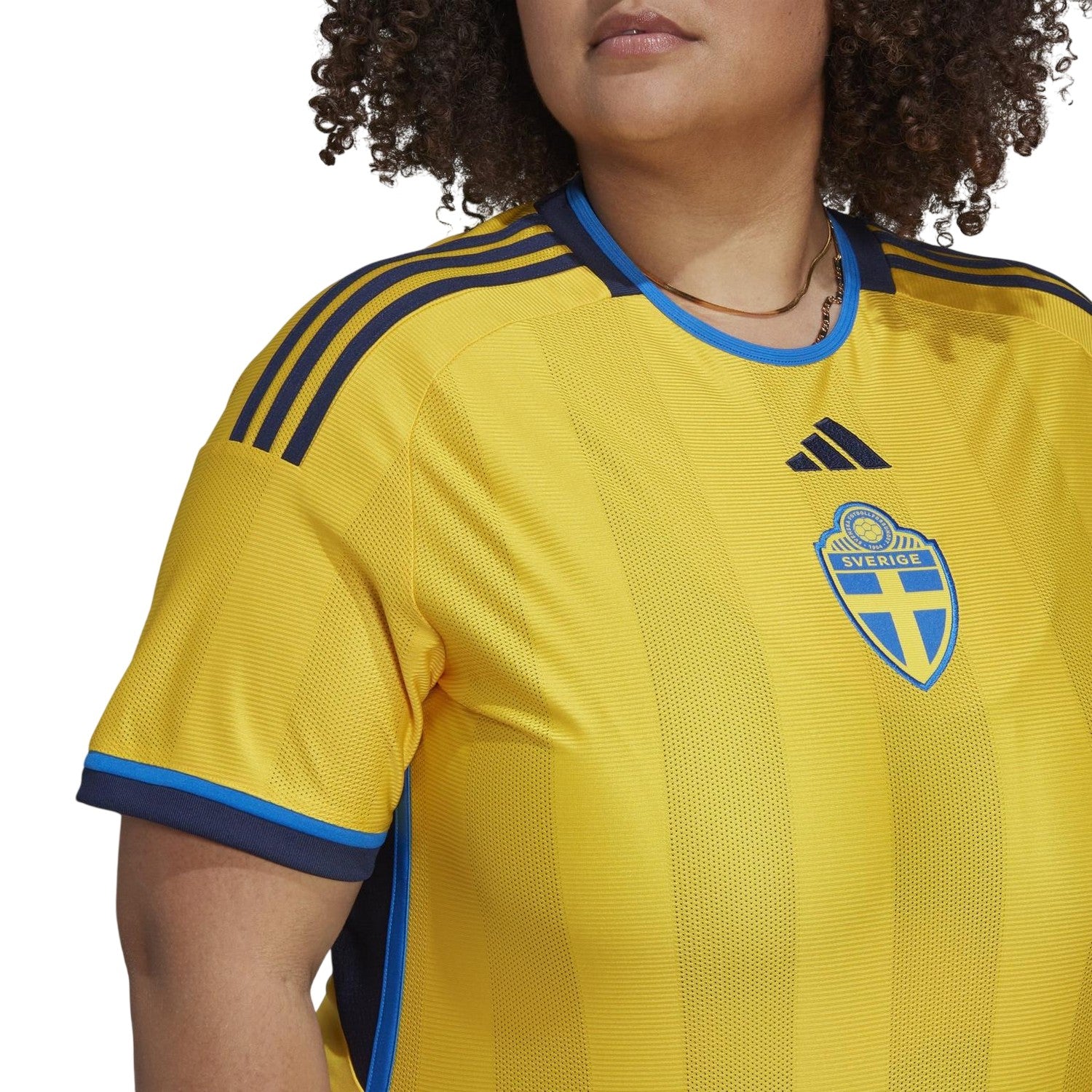 Yellow - Lifestyle - Adidas Womens-Ladies 2022 Sweden FA Home Jersey