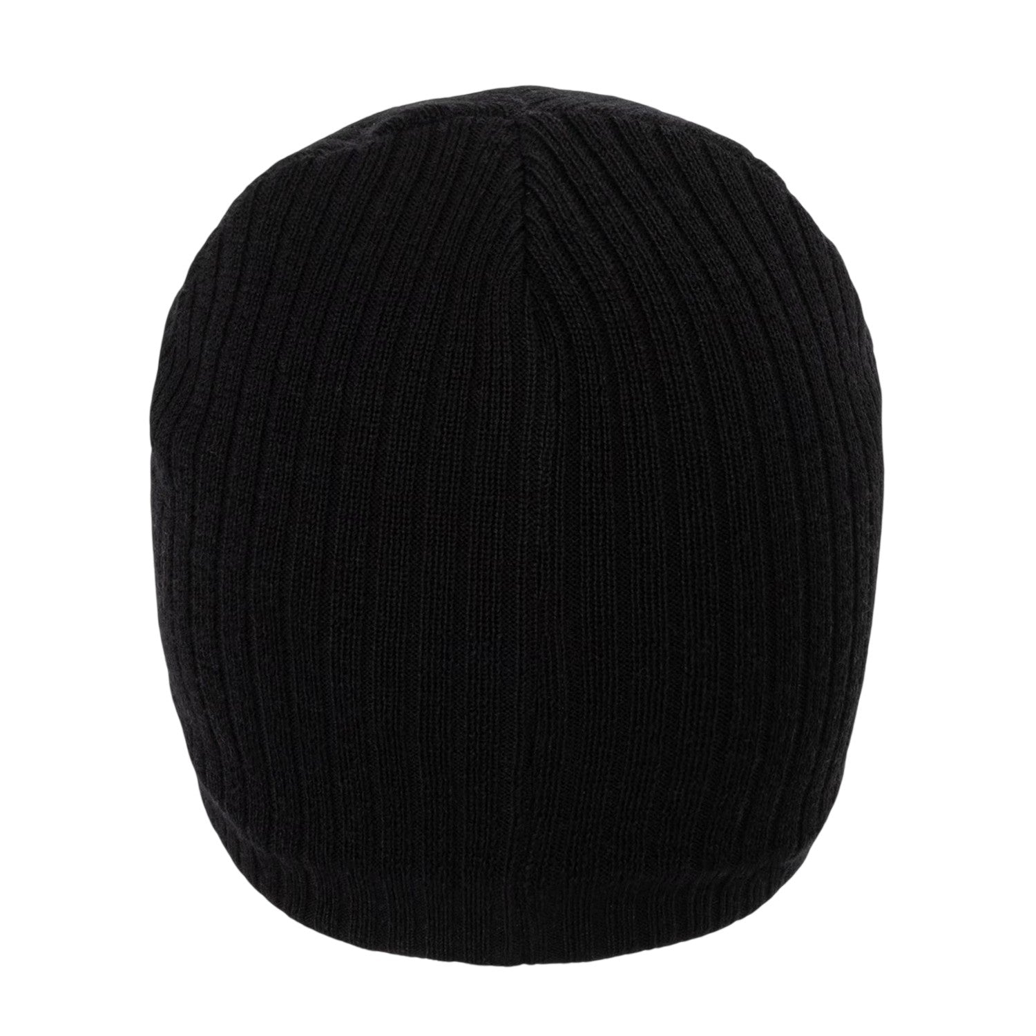 Black - Back - Nevica Unisex Adult Vail Ribbed Wool Beanie