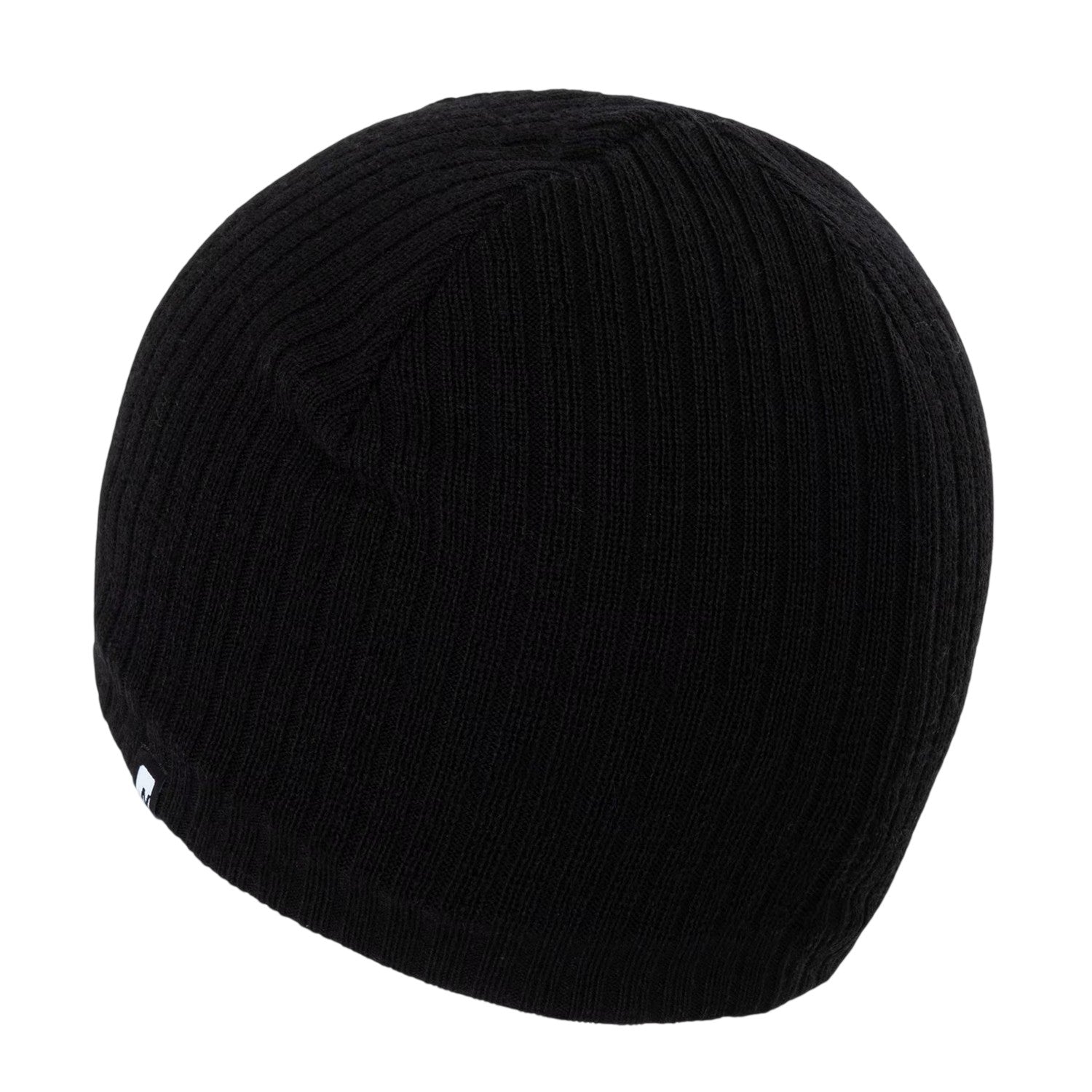 Black - Side - Nevica Unisex Adult Vail Ribbed Wool Beanie