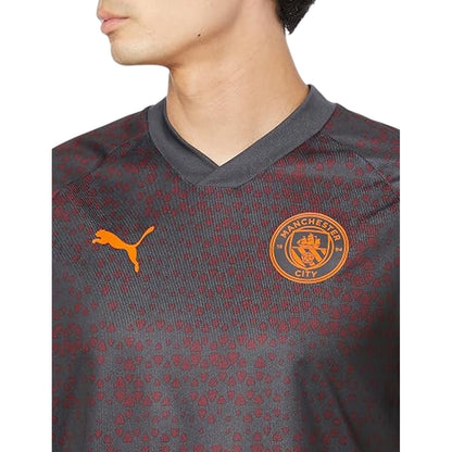 Grey - Side - Puma Unisex Adult Manchester City FC Training Jersey