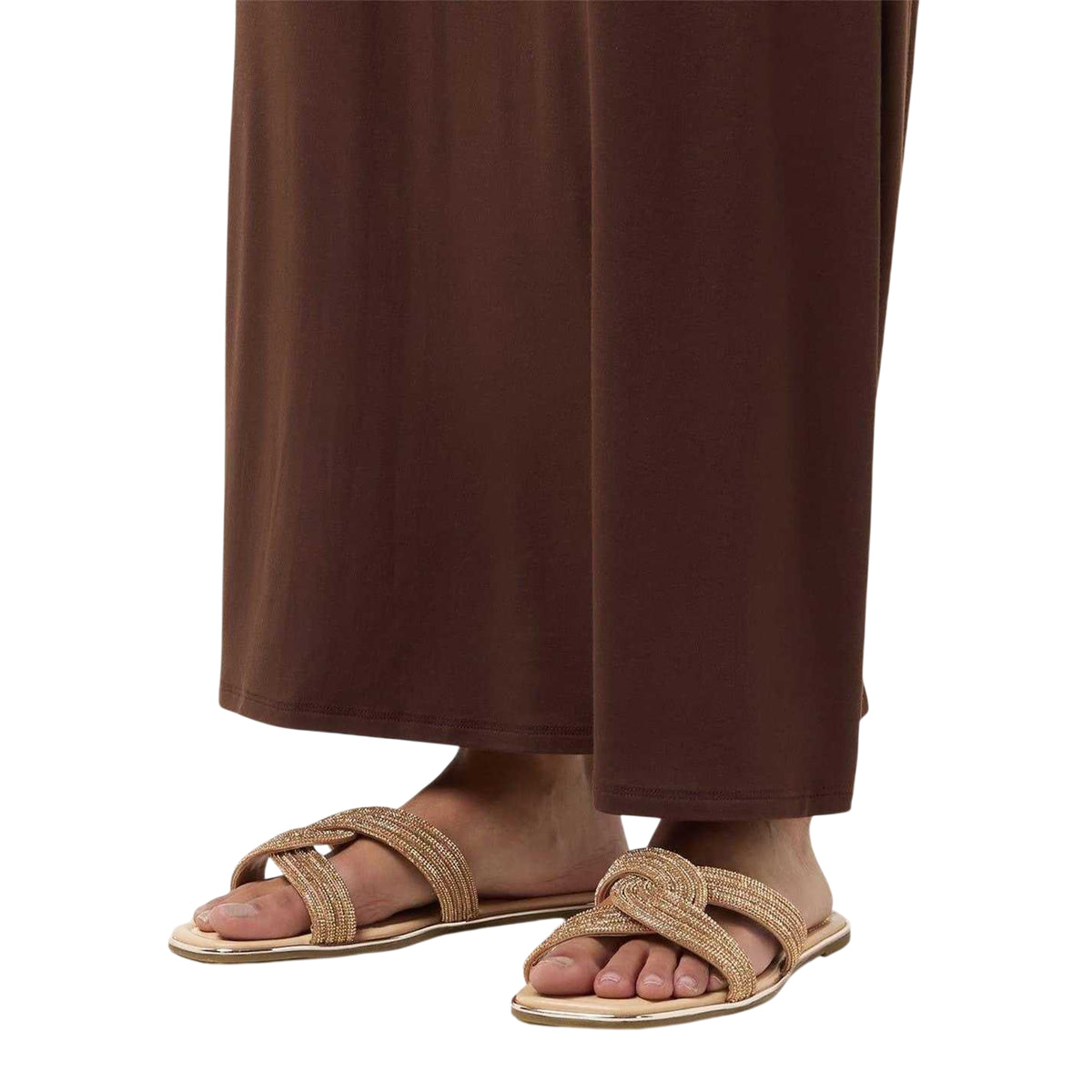 Rose Gold - Lifestyle - Dune London Womens-Ladies Lavenham Flat Sandals