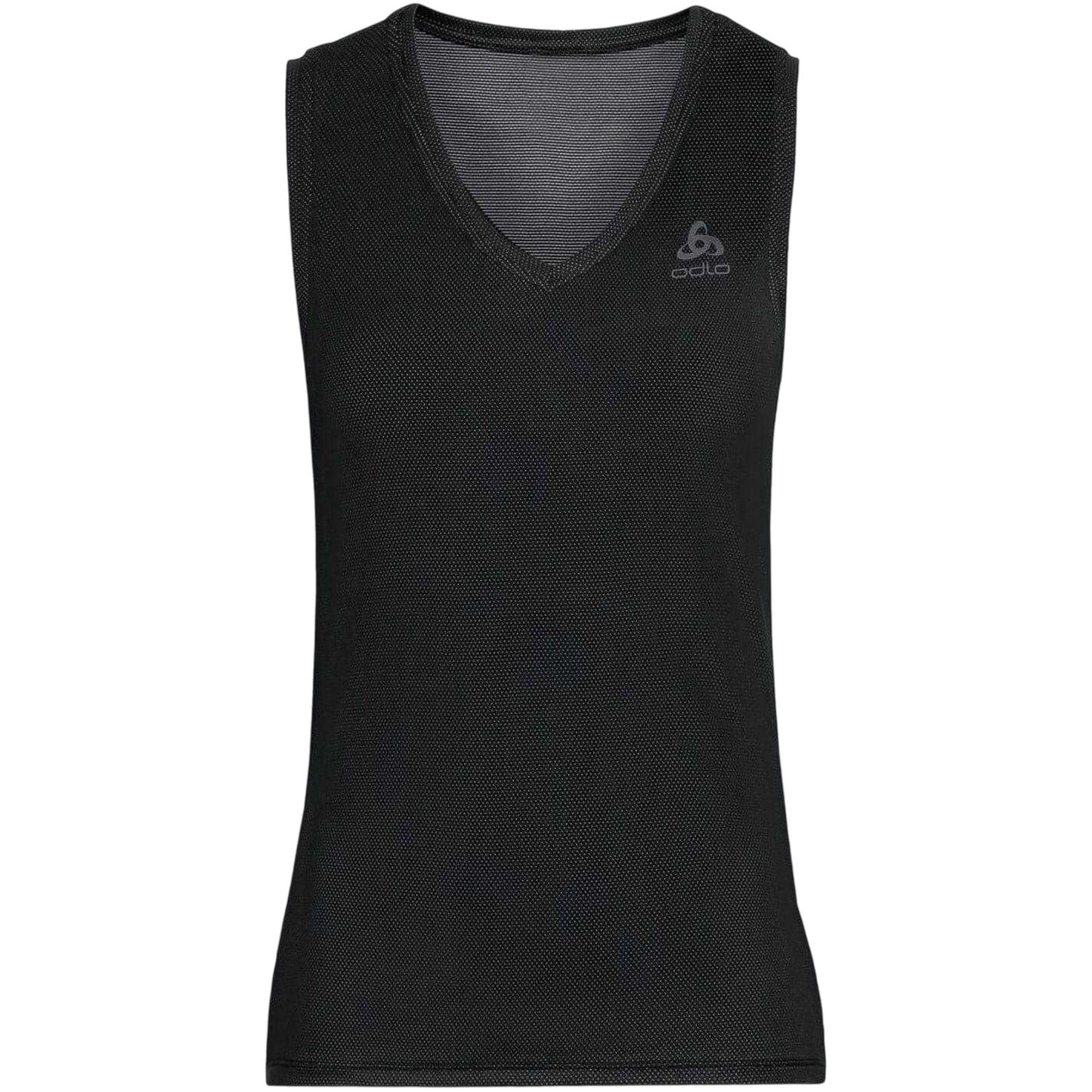 Black - Front - Odlo Womens-Ladies V Neck Tank Top