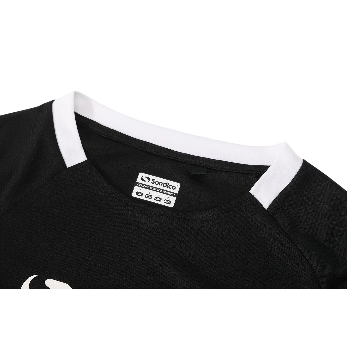 Black-White - Lifestyle - Sondico Mens Fundamental Polyester Football Top