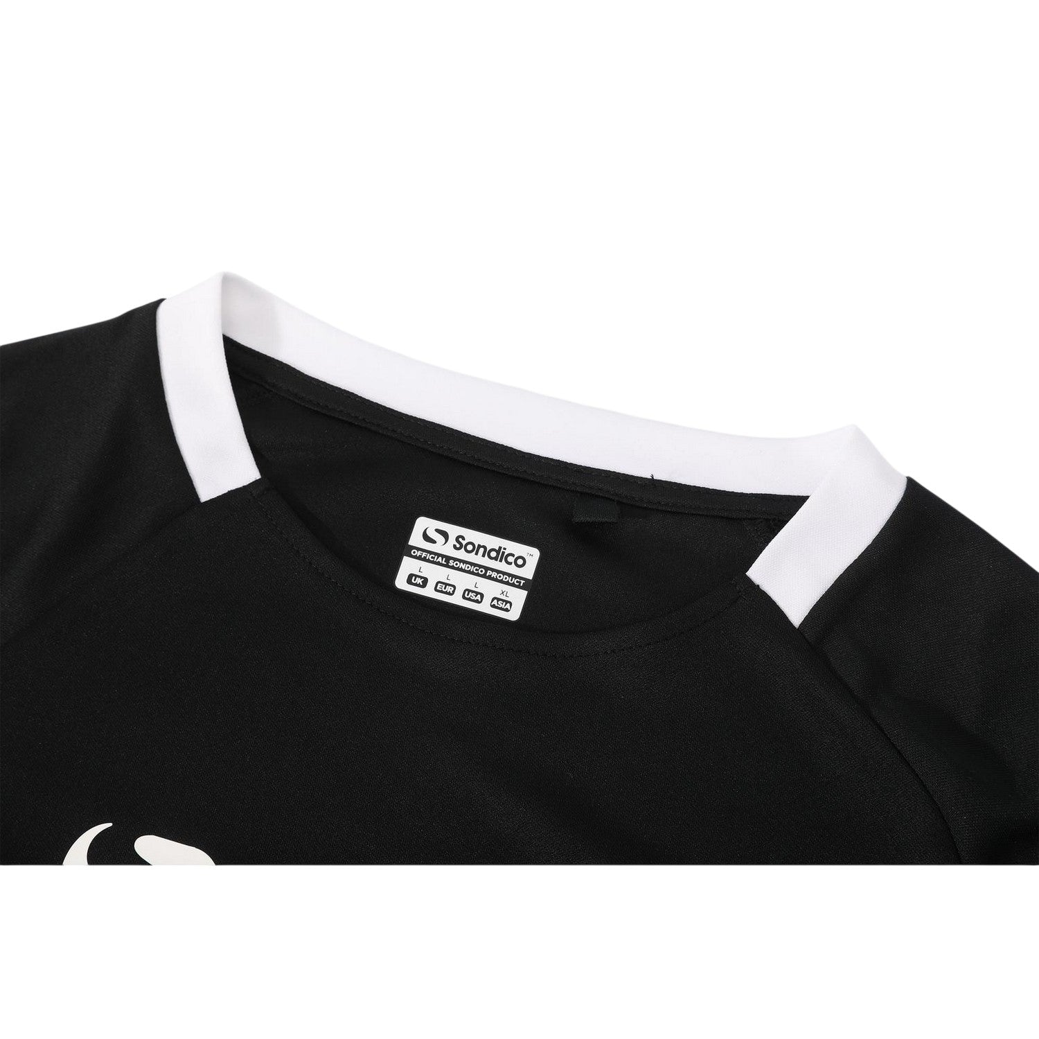 Black-White - Lifestyle - Sondico Mens Fundamental Polyester Football Top