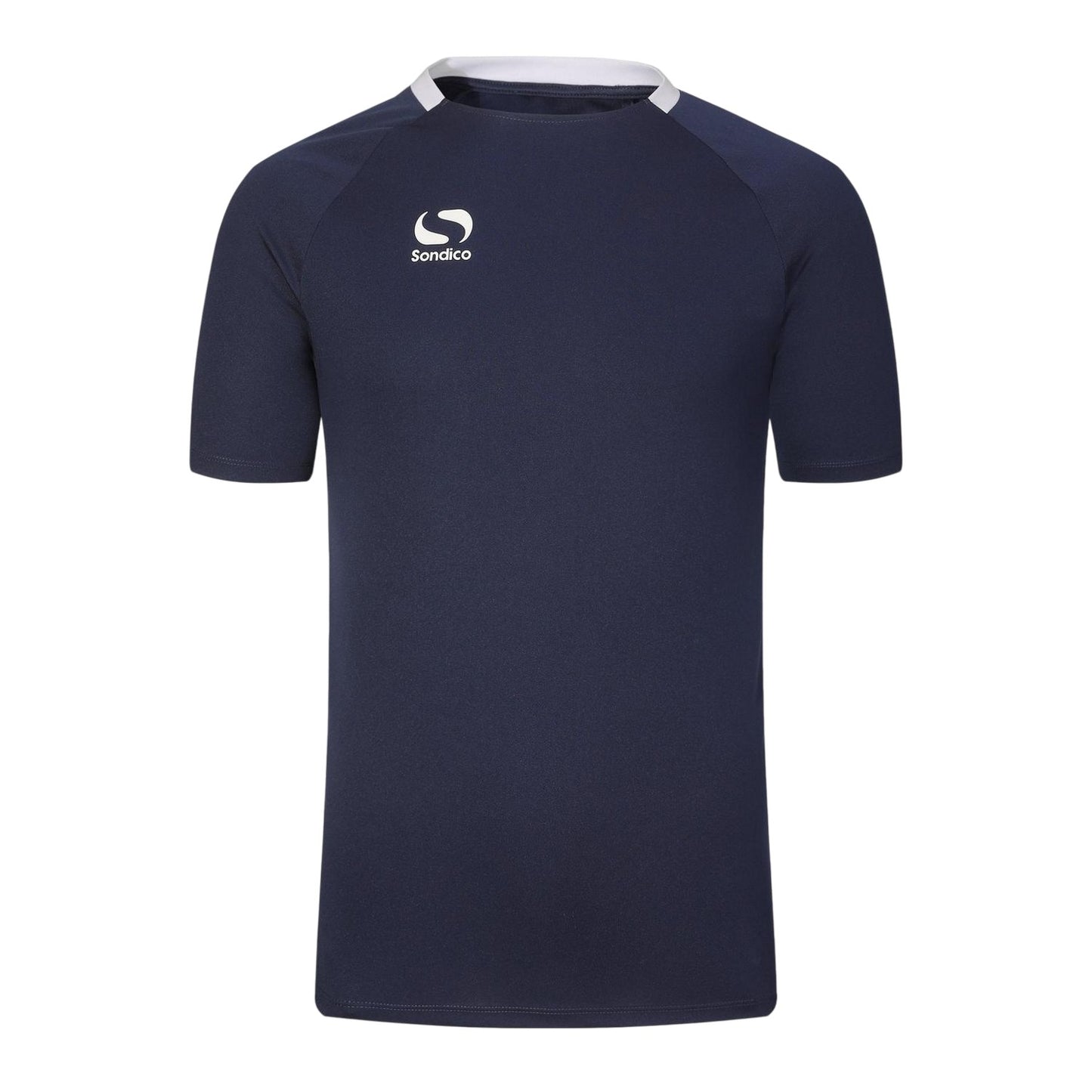 Navy-White - Front - Sondico Mens Fundamental Polyester Football Top