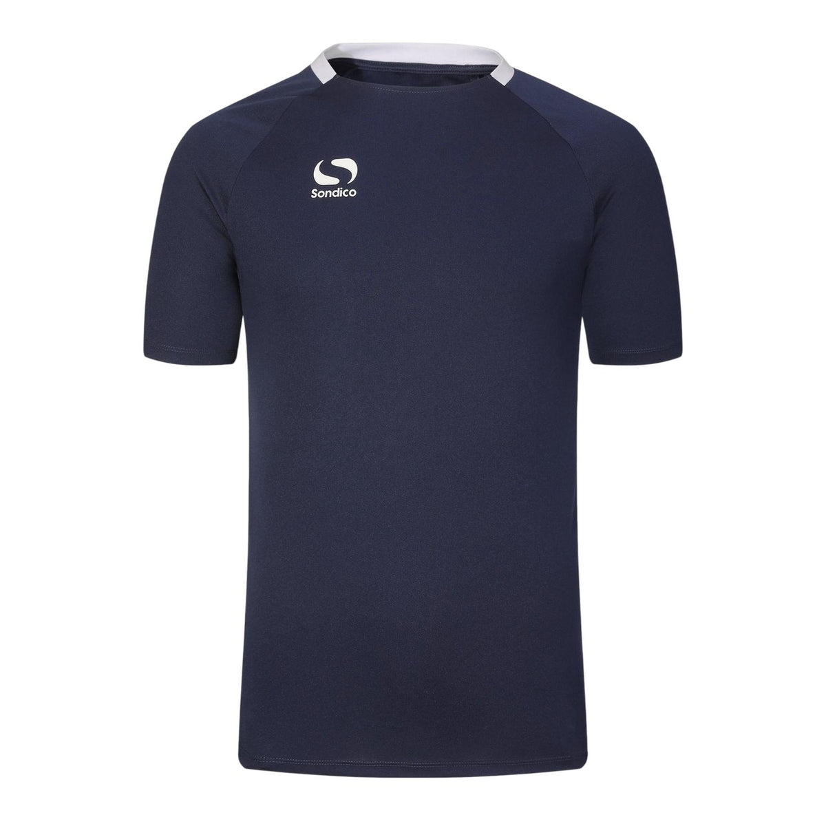 Navy-White - Front - Sondico Mens Fundamental Polyester Football Top