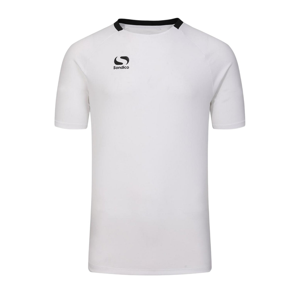 White-Black - Front - Sondico Mens Fundamental Polyester Football Top