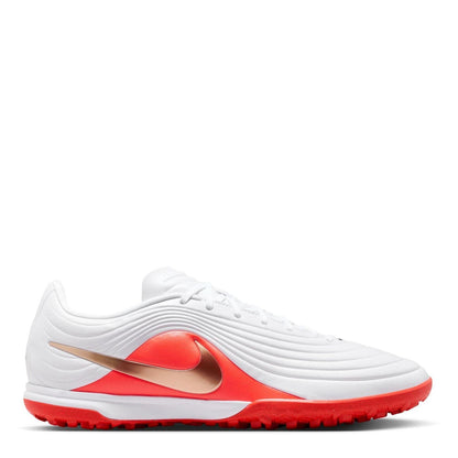 White-Red - Front - Nike Mens Tiempo Maestro Academy Leather Football Boots