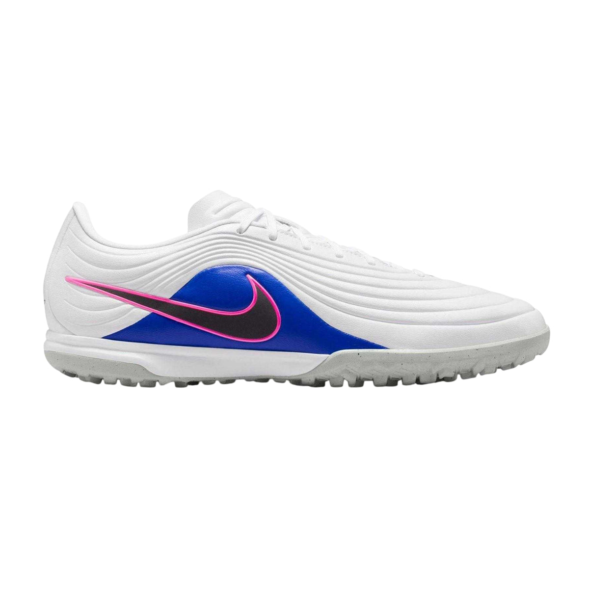 Blue-White-Pink - Front - Nike Mens Tiempo Maestro Academy Leather Football Boots
