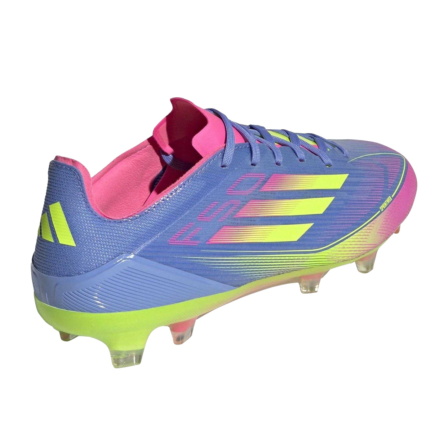 Blue - Back - Adidas Mens F50 Pro Firm Ground Football Boots