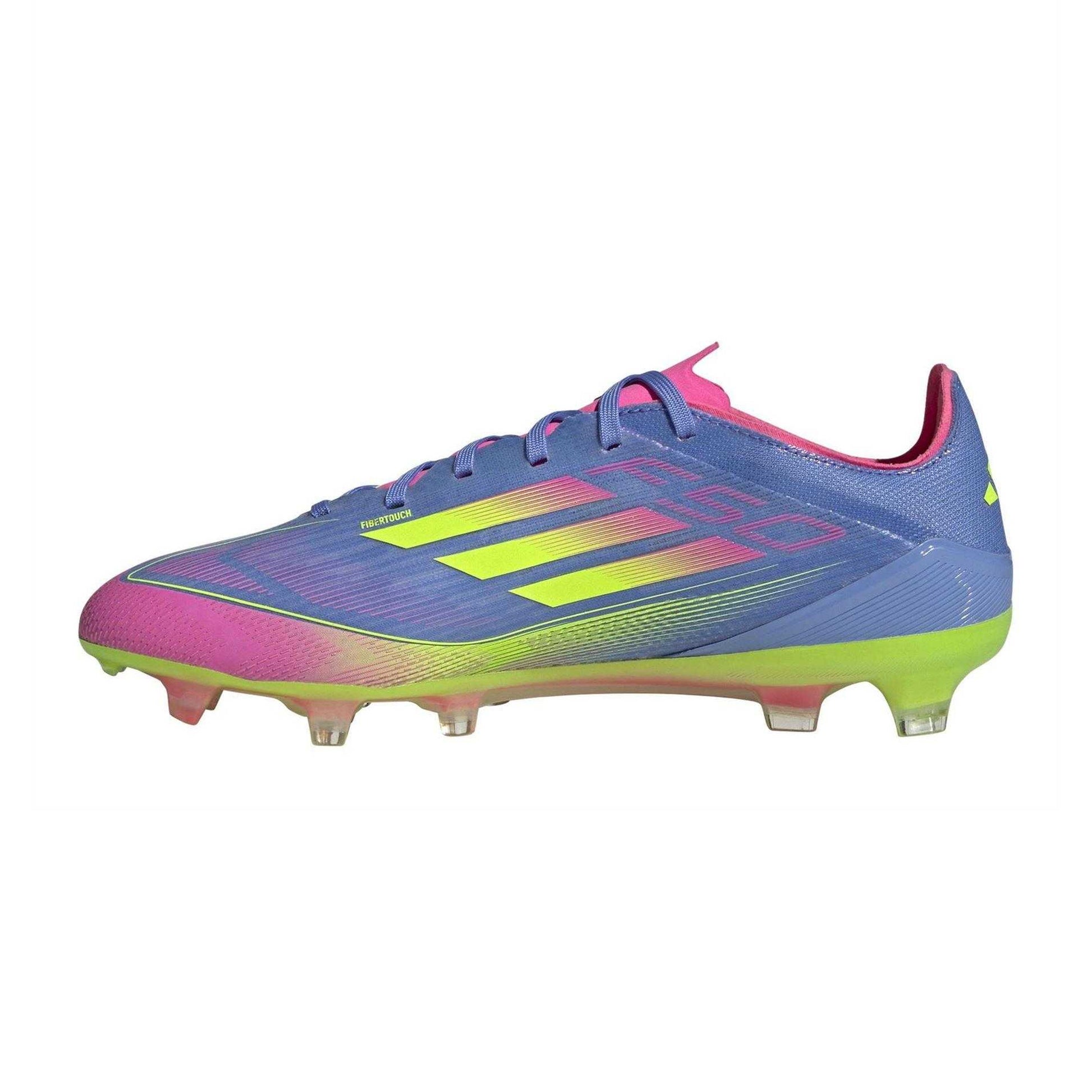 Blue - Side - Adidas Mens F50 Pro Firm Ground Football Boots