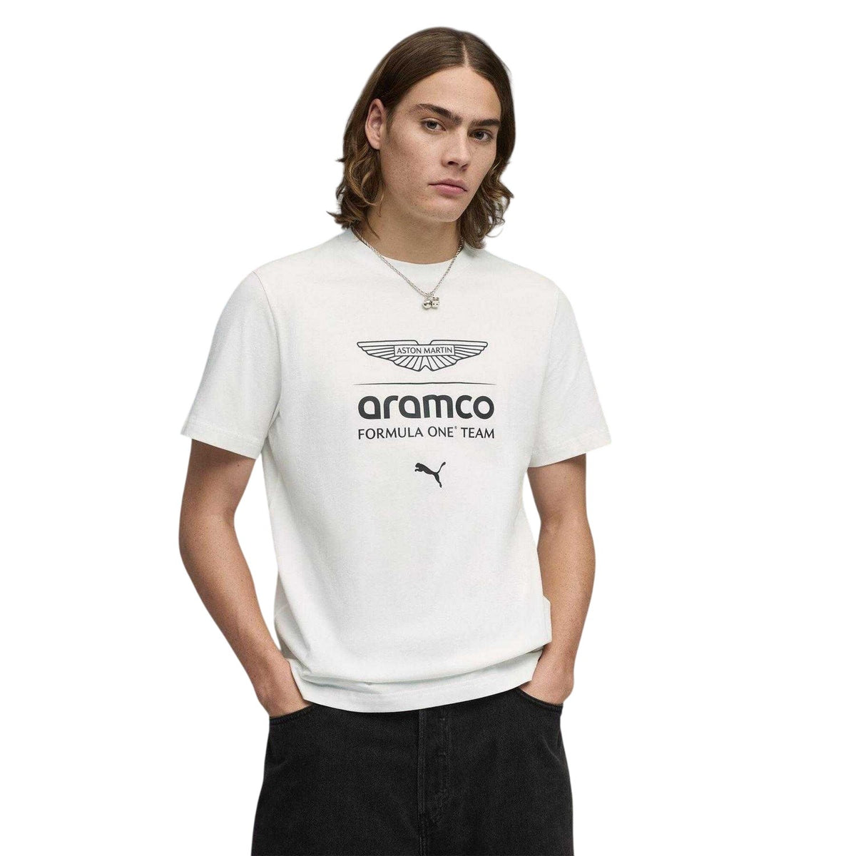 Puma White - Lifestyle - Puma Mens Aston Martin F1 T-Shirt