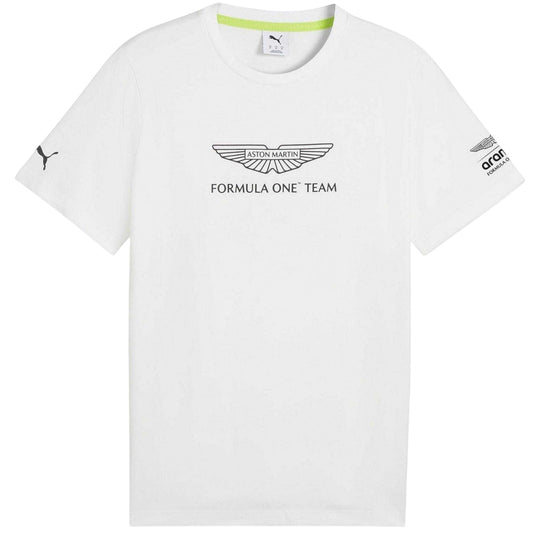 Puma White - Front - Puma Mens Aston Martin F1 T-Shirt