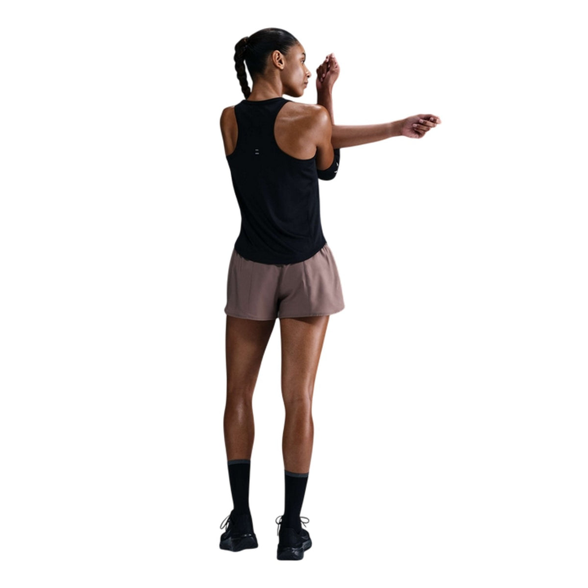 Black - Back - Nike Womens-Ladies Tempo Sleeveless Tank Top