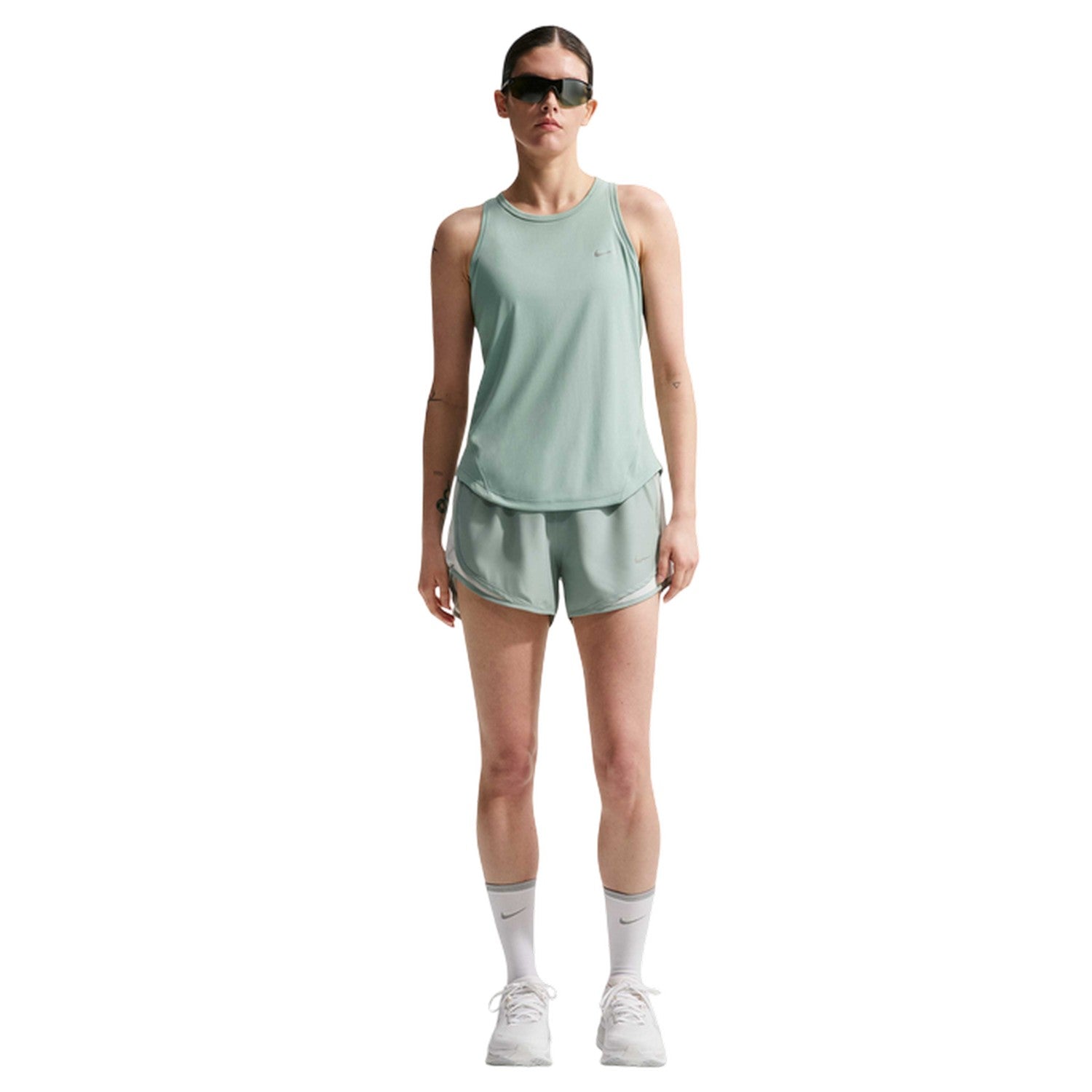 Green - Lifestyle - Nike Womens-Ladies Tempo Sleeveless Tank Top