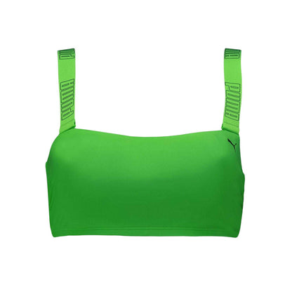Bright Green - Front - Puma Womens-Ladies Bandeau Bikini Top