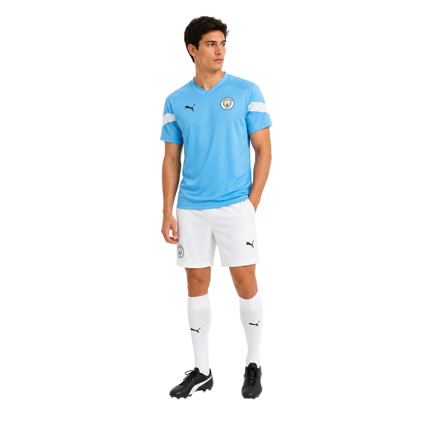 Blue - Lifestyle - Puma Unisex Adult Manchester City FC Training Jersey