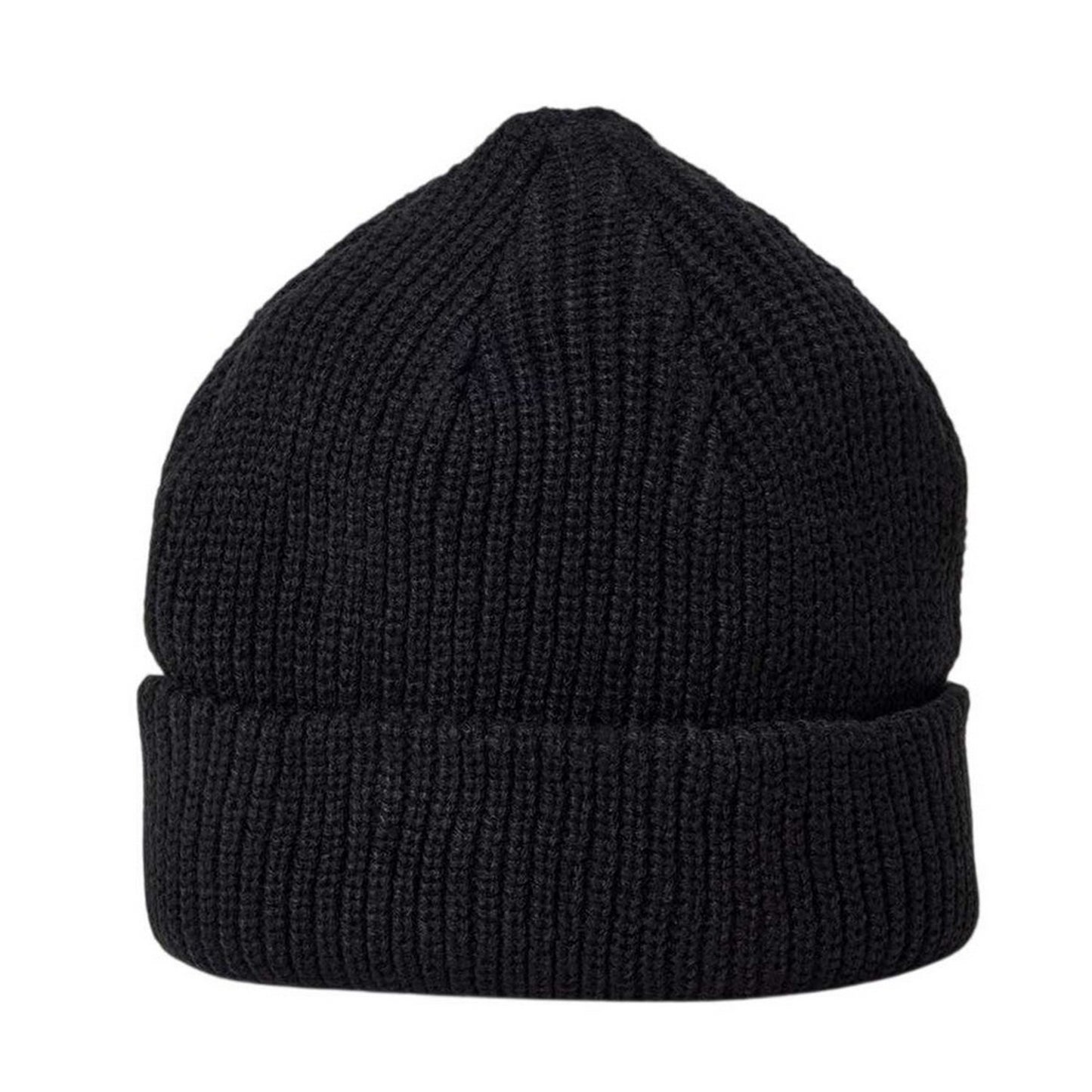 Jet Black - Back - Modern Amusement Unisex Adult Ladera Ribbed Beanie