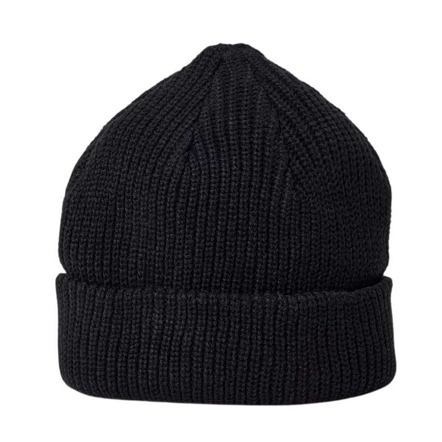 Jet Black - Back - Modern Amusement Unisex Adult Ladera Ribbed Beanie