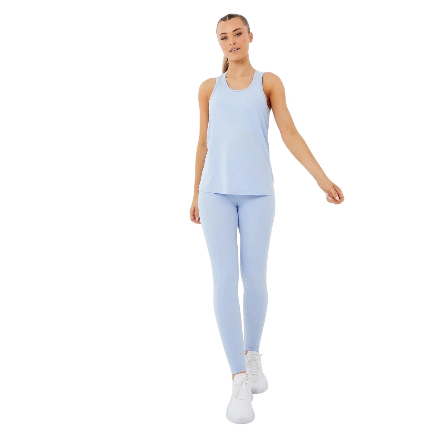 Brunnera Blue - Lifestyle - USA Womens-Ladies Racerback Tank Top