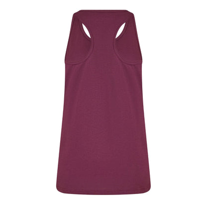 Dark Cherry - Back - USA Womens-Ladies Racerback Tank Top