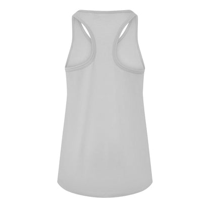Grey Marl - Back - USA Womens-Ladies Racerback Tank Top