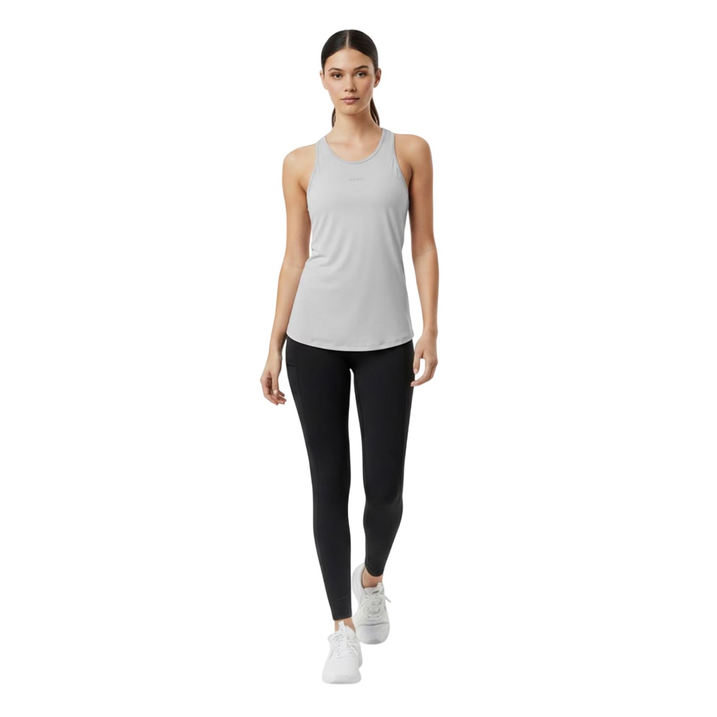 Grey Marl - Lifestyle - USA Womens-Ladies Racerback Tank Top