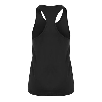 Black - Back - USA Womens-Ladies Racerback Tank Top