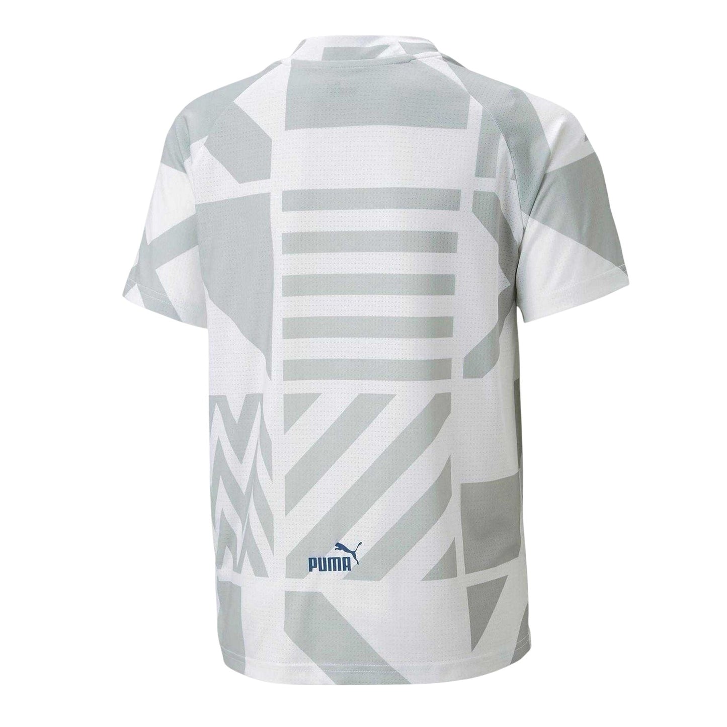 White - Back - Puma Childrens-Kids Olympique De Marseille Short-Sleeved Training Jersey