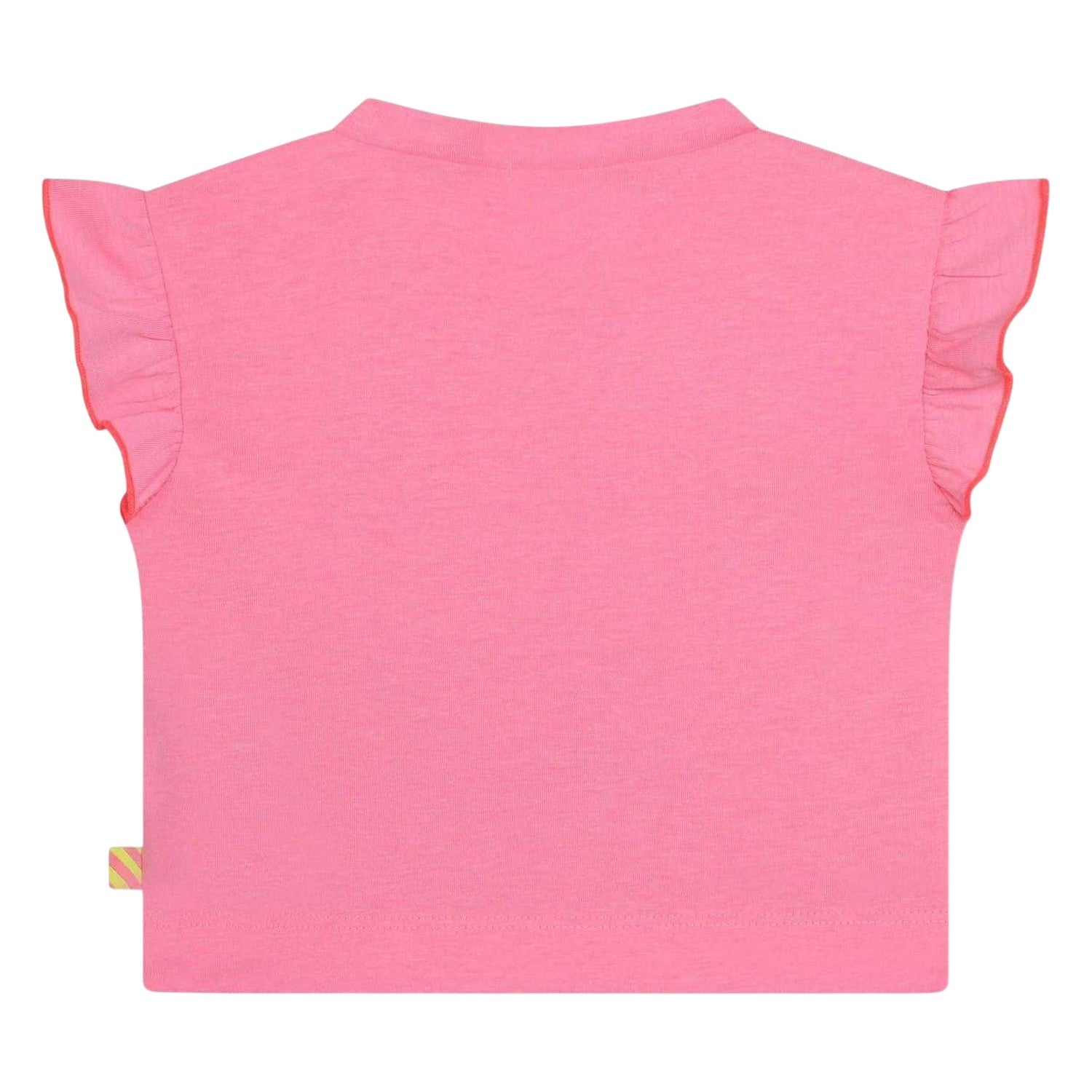 Pink - Back - Billieblush Baby Girls Flowers Crew Neck T-Shirt