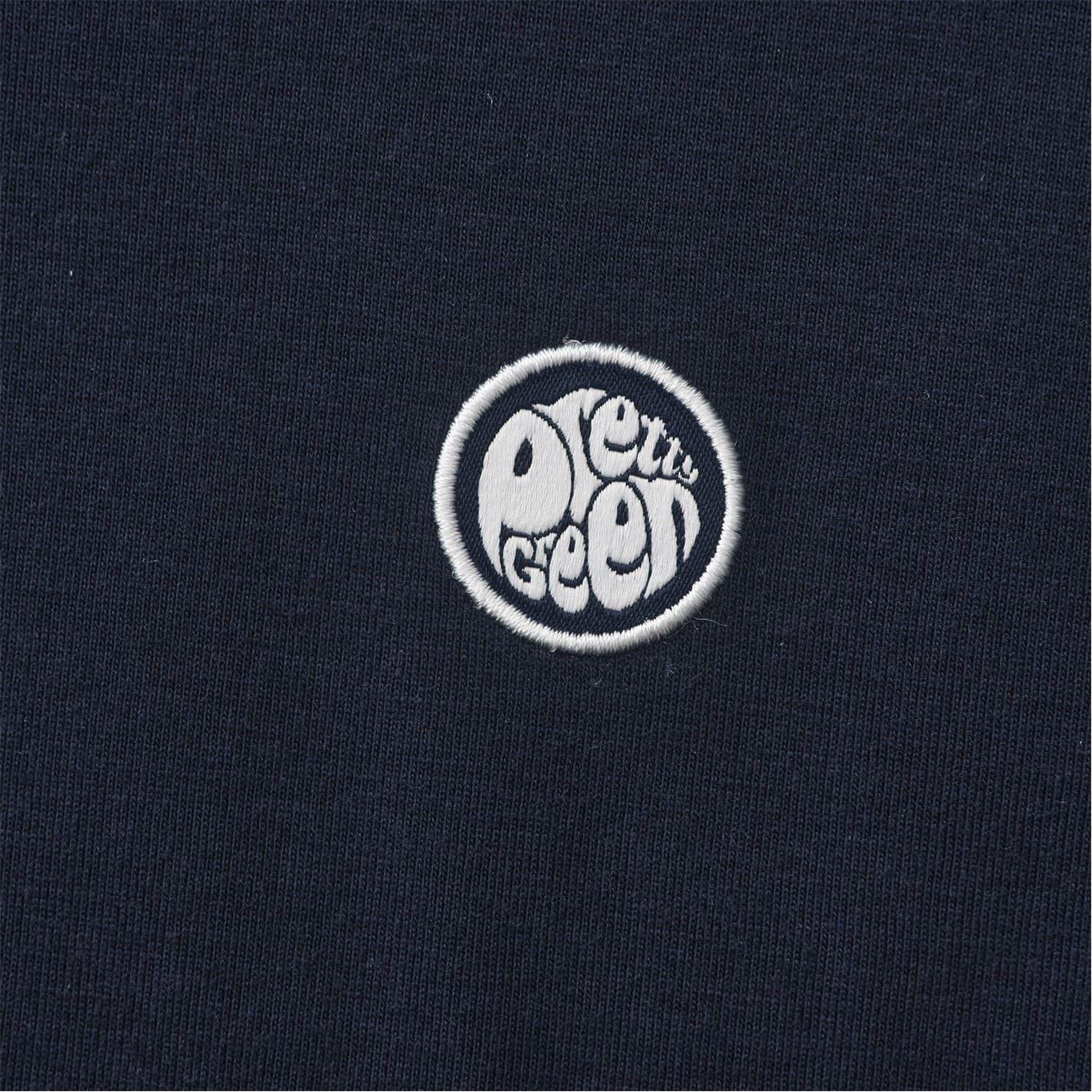 Navy - Lifestyle - Pretty Green Mens Chest Logo Crew Neck T-Shirt